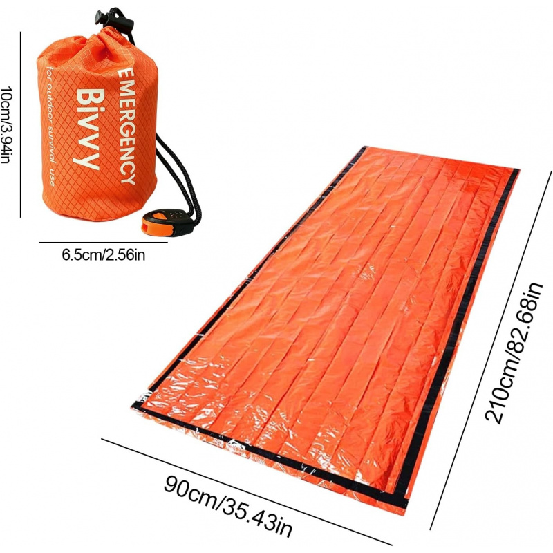 2 Pack Emergency Sleeping Bag, - Bivy Bag Emergency 리뷰 및 가격