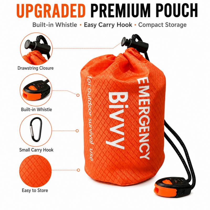 2 Pack Emergency Sleeping Bag, - Bivy Bag Emergency 리뷰 및 가격