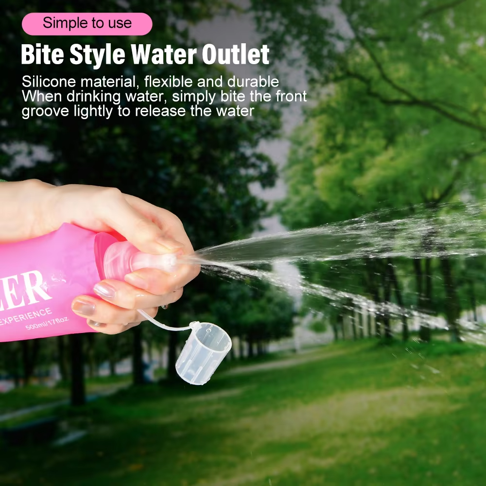 Folding Water Bottle TPU BPA-F - Water Bag Collapsible 리뷰 및 가격