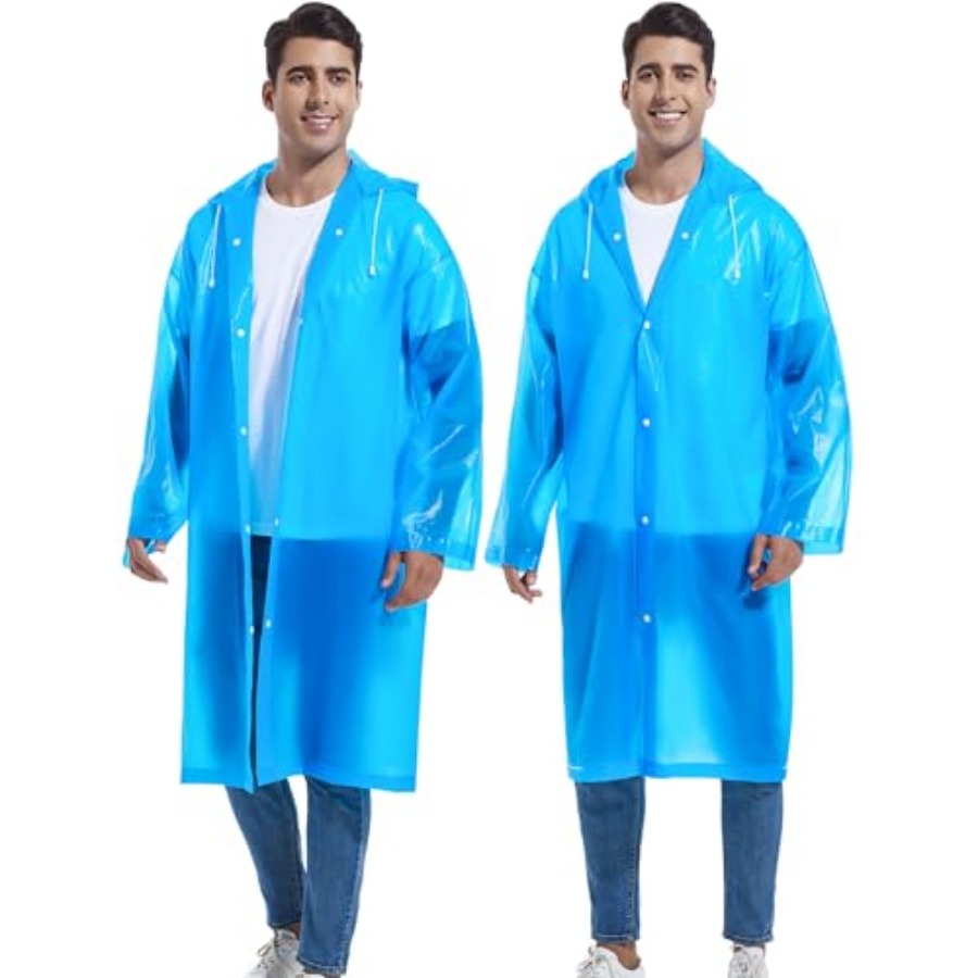 2-Pack Reusable Rain Ponchos f - Emergency Poncho Rain 리뷰 및 가격