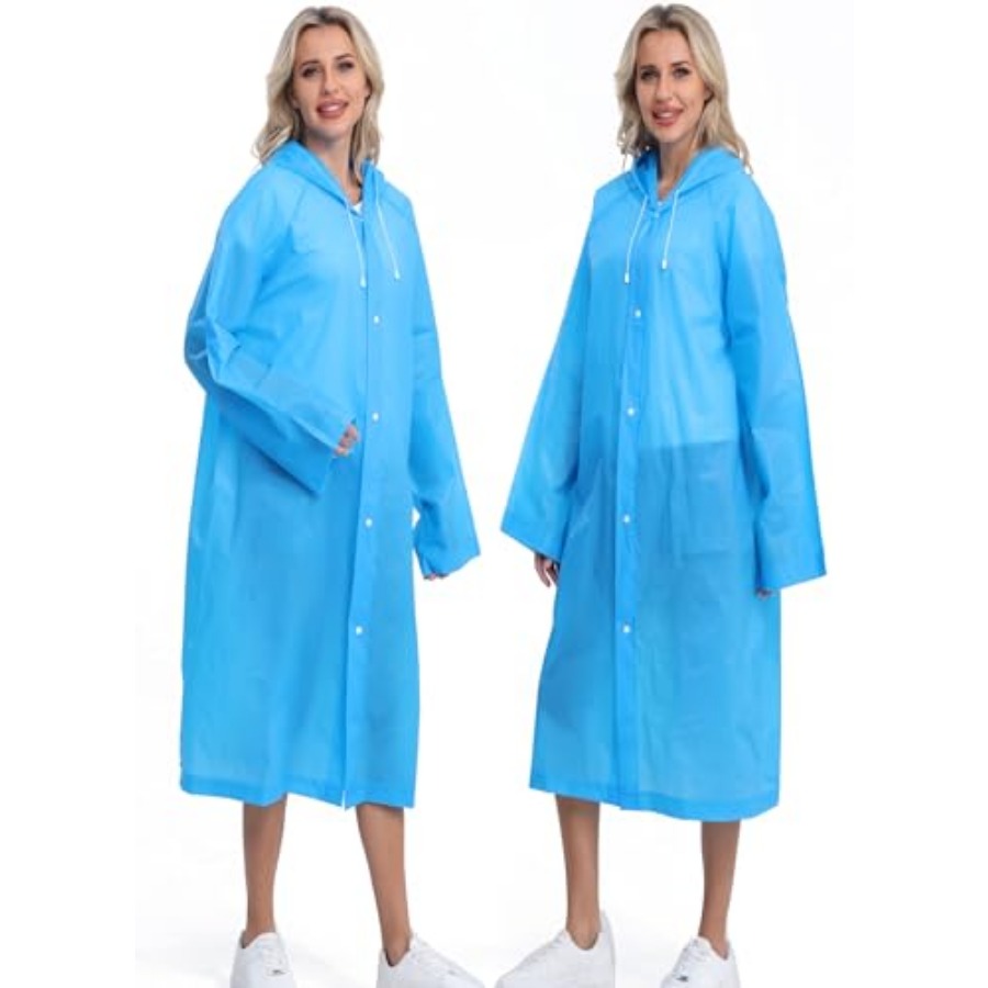 2-Pack Reusable Rain Ponchos f - Emergency Poncho Rain 리뷰 및 가격