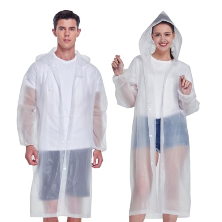 2 Pack Waterproof Rain Ponchos - Emergency Poncho Rain 리뷰 및 가격