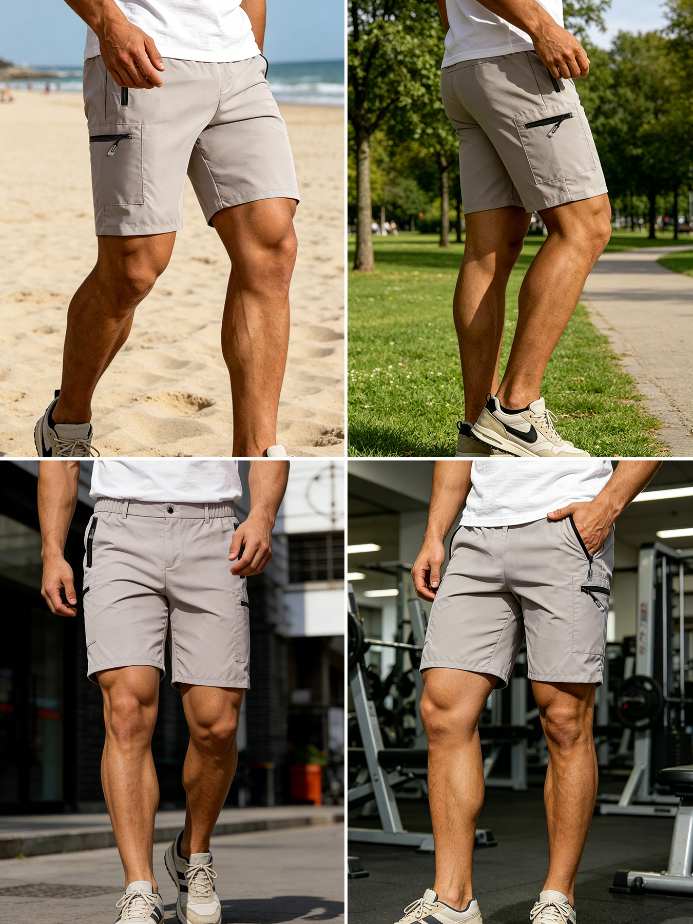 Men's Short Cargo Shorts Multi - Fishing Kit Compact 리뷰 및 가격