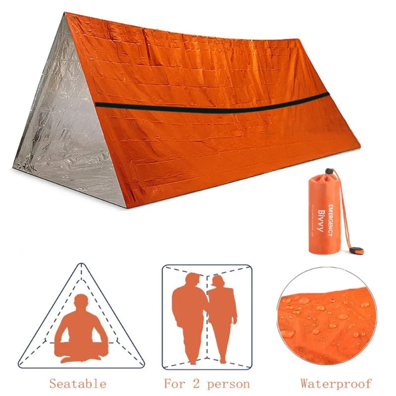 2 Person Emergency Shelter Biv - Emergency Mylar Tent 리뷰 및 가격