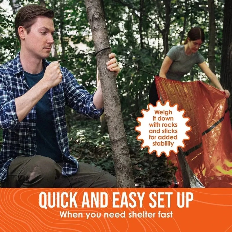 2 Person Emergency Shelter Biv - Emergency Mylar Tent 리뷰 및 가격