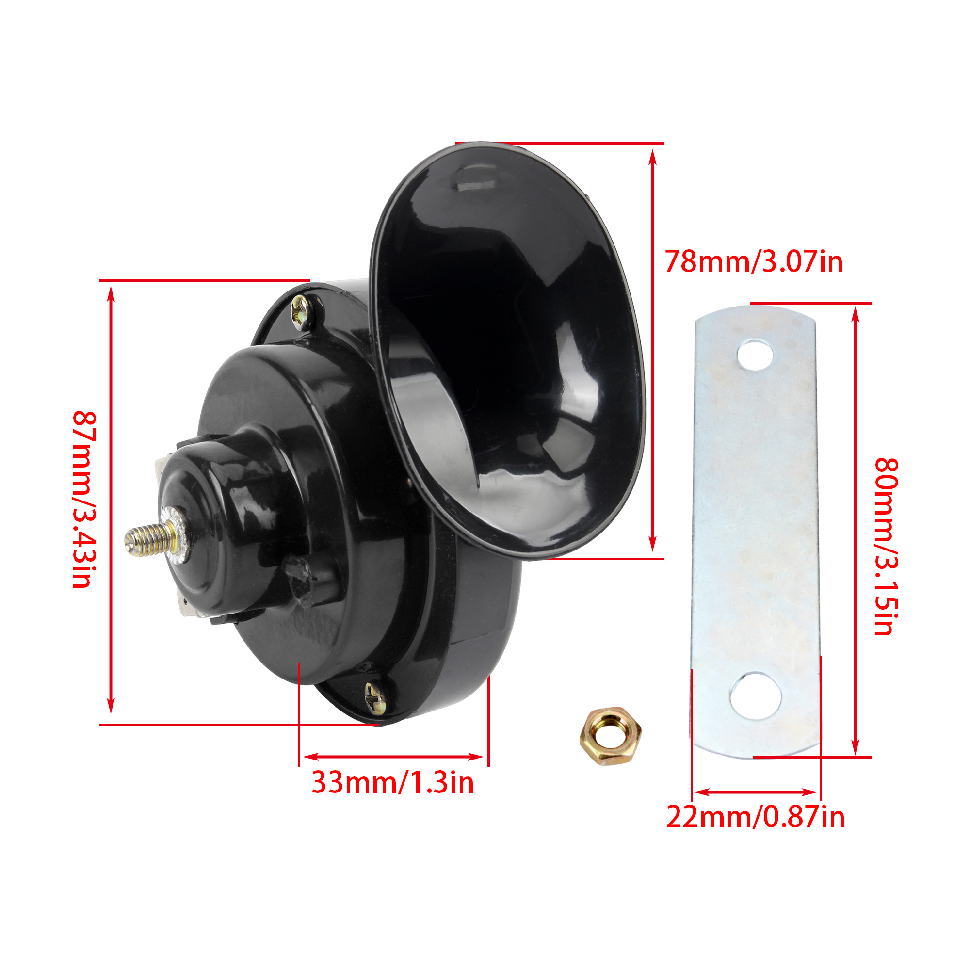 12V 24V Universal Trumpet Horn - Emergency Whistle Loud 리뷰 및 가격