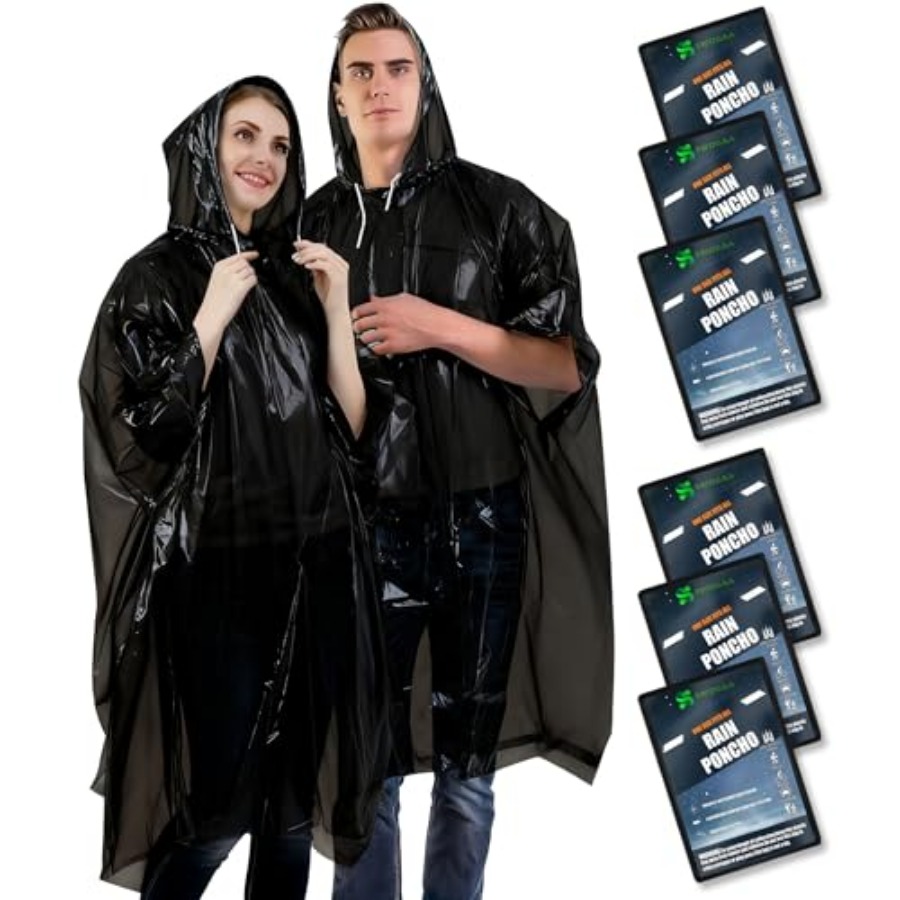 Disposable Rain Ponchos for /A - Emergency Poncho Rain 리뷰 및 가격