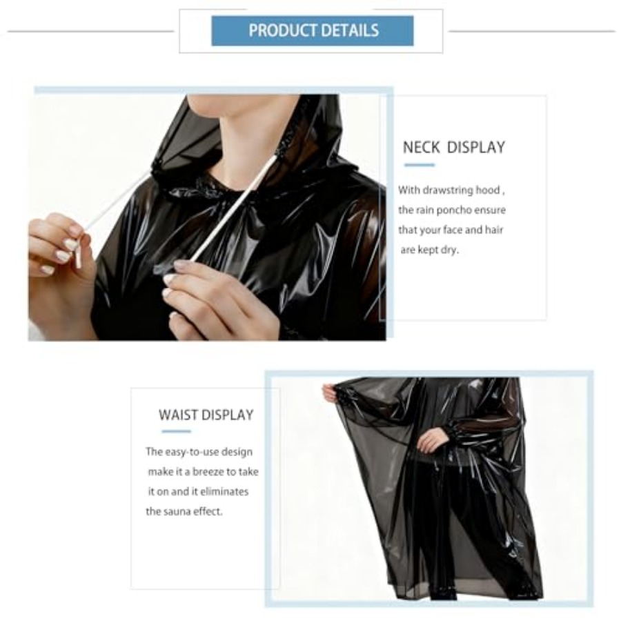Disposable Rain Ponchos for /A - Emergency Poncho Rain 리뷰 및 가격