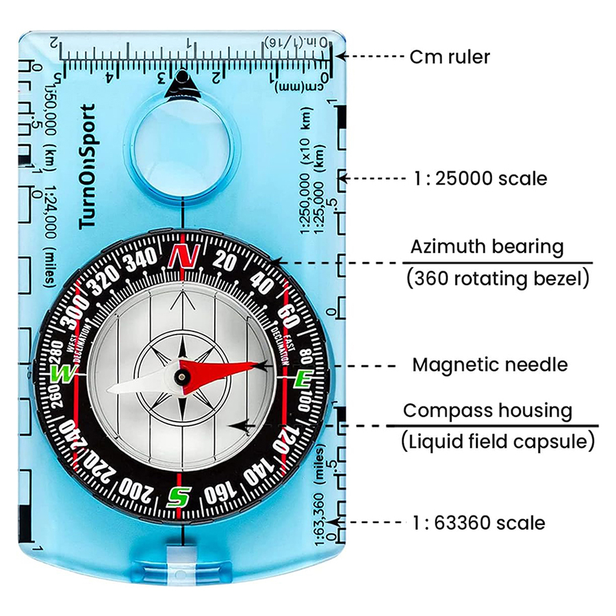 Professional Waterproof Campin - Compass Lensatic 리뷰 및 가격