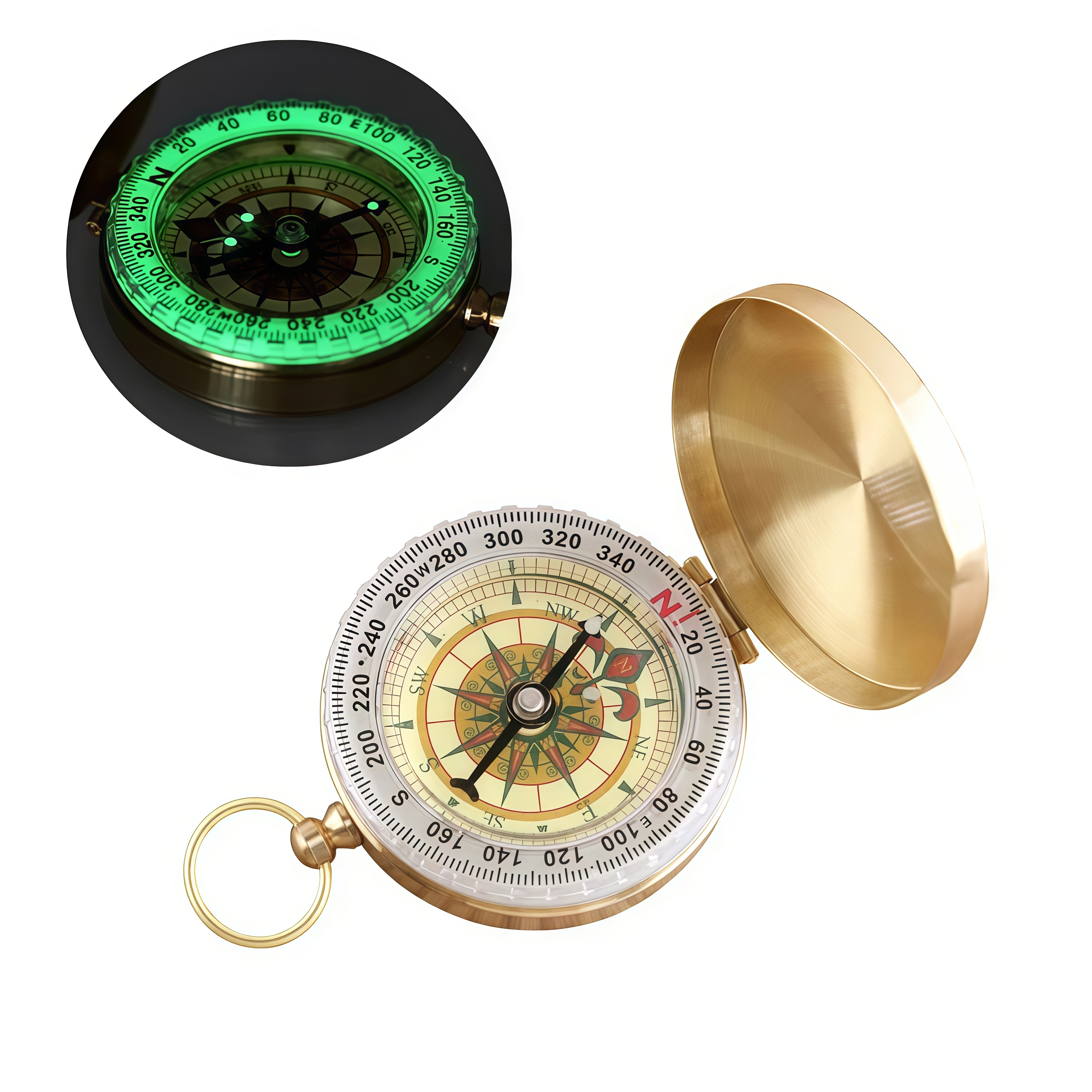 Brass Outdoor Compass - Gold C - Compass Lensatic 리뷰 및 가격
