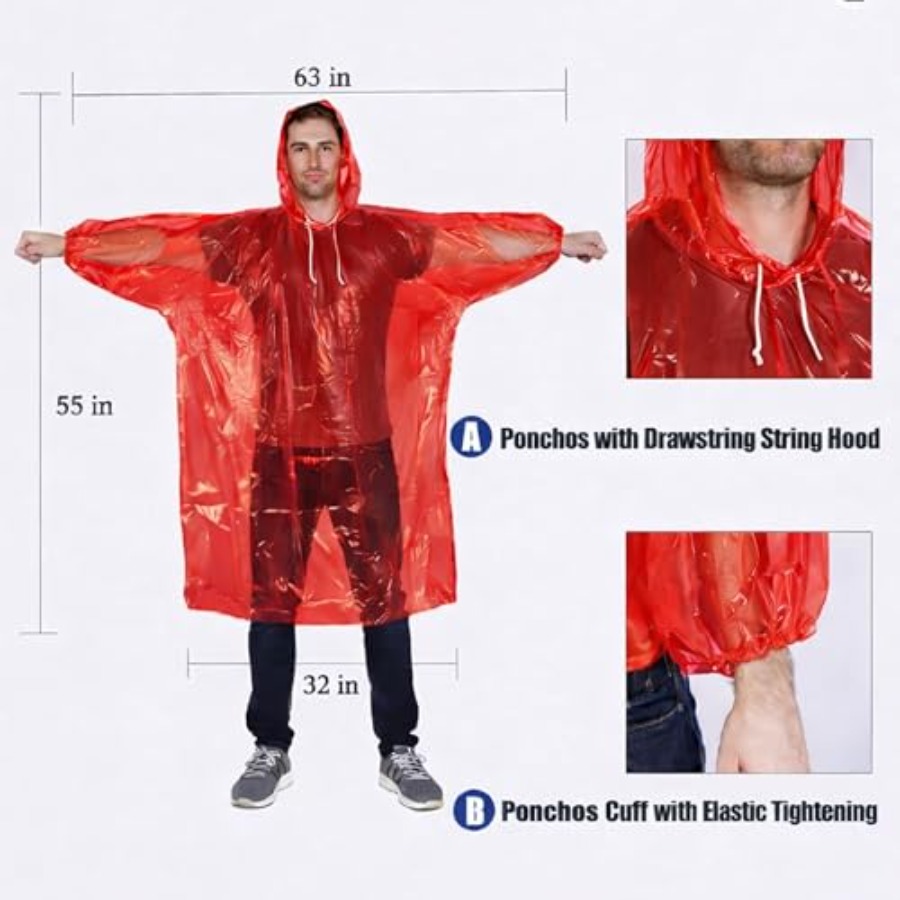 Mindful Design Rain Ponchos wi - Emergency Poncho Rain 리뷰 및 가격