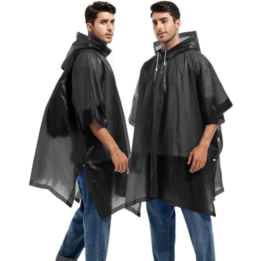 2 Pack Rain Ponchos for Adults - Emergency Poncho Rain 리뷰 및 가격