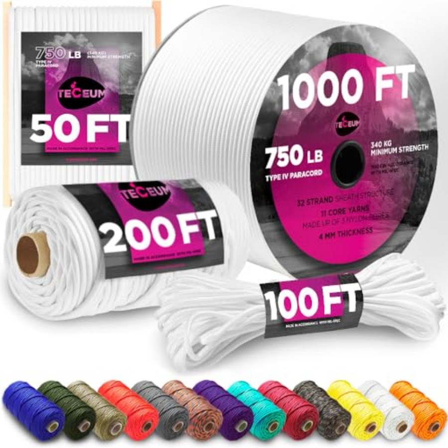Reflective Paracord Rope 1000  - Para Cord 1000Ft 리뷰 및 가격