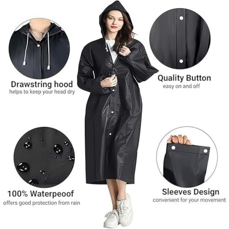 Rain Coat Poncho for Adult, 2  - Emergency Poncho Rain 리뷰 및 가격