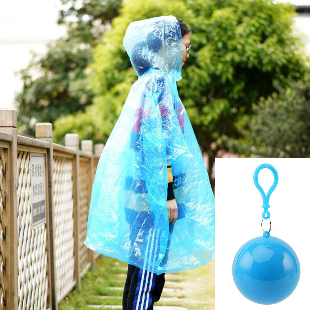 4Pcs Portable Waterproof Rain  - Emergency Poncho Rain 리뷰 및 가격