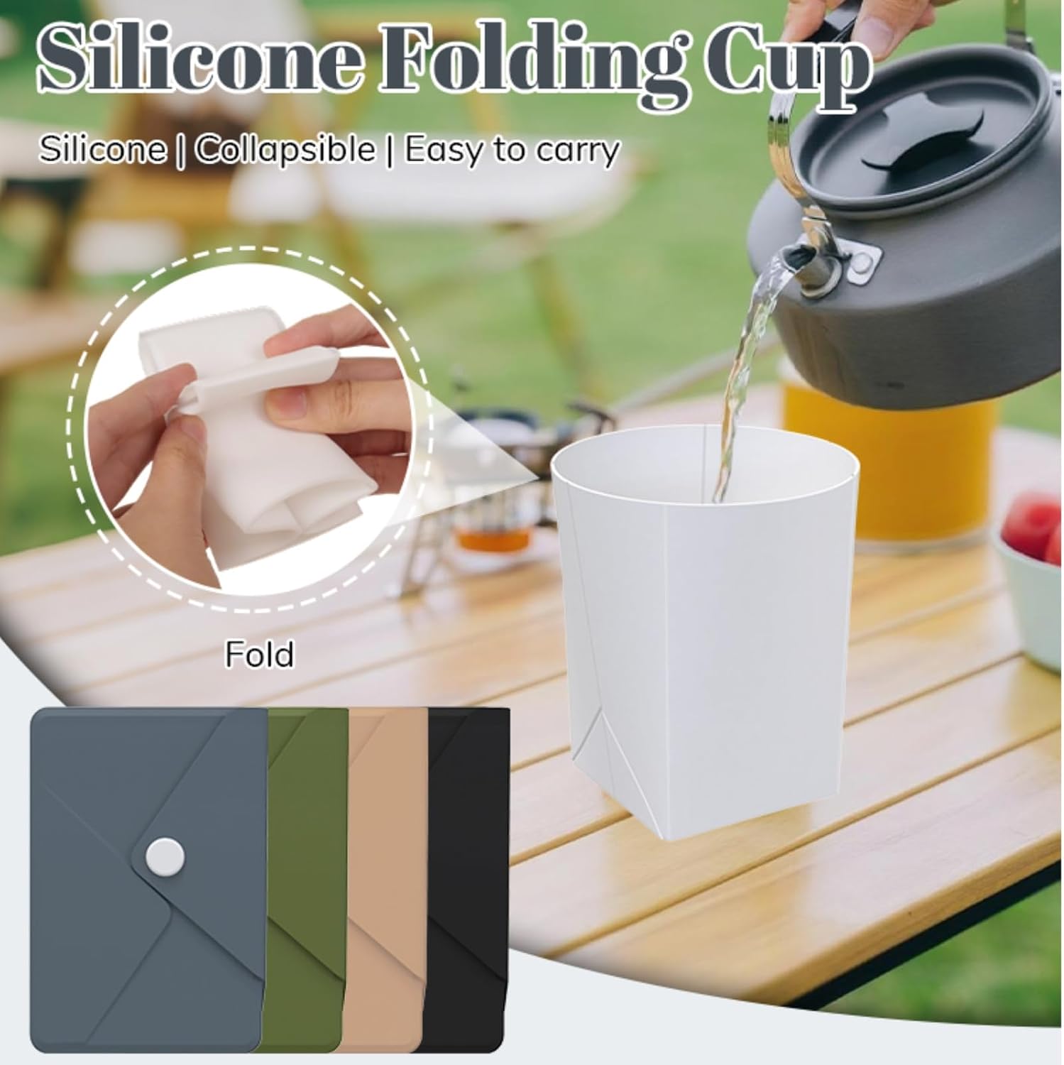 Silicone Collapsible Travel Cu - Water Bag Collapsible 리뷰 및 가격