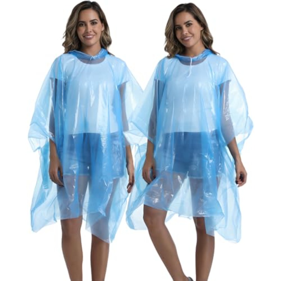 4/6/12 Pack Disposable Rain Po - Emergency Poncho Rain 리뷰 및 가격