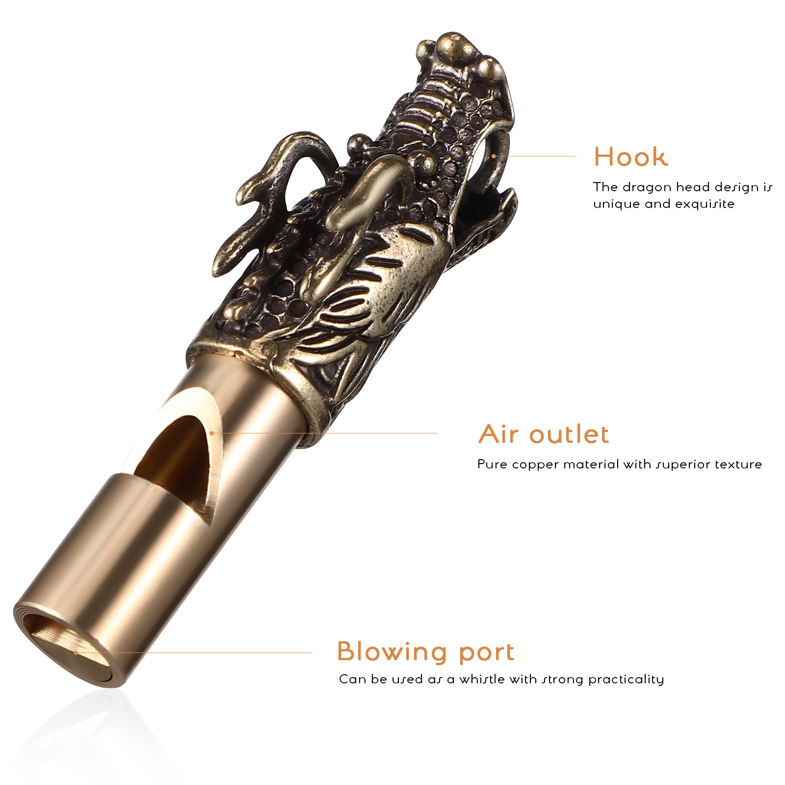 3Pcs Chinese Dragon Whistles B - Emergency Whistle Loud 리뷰 및 가격