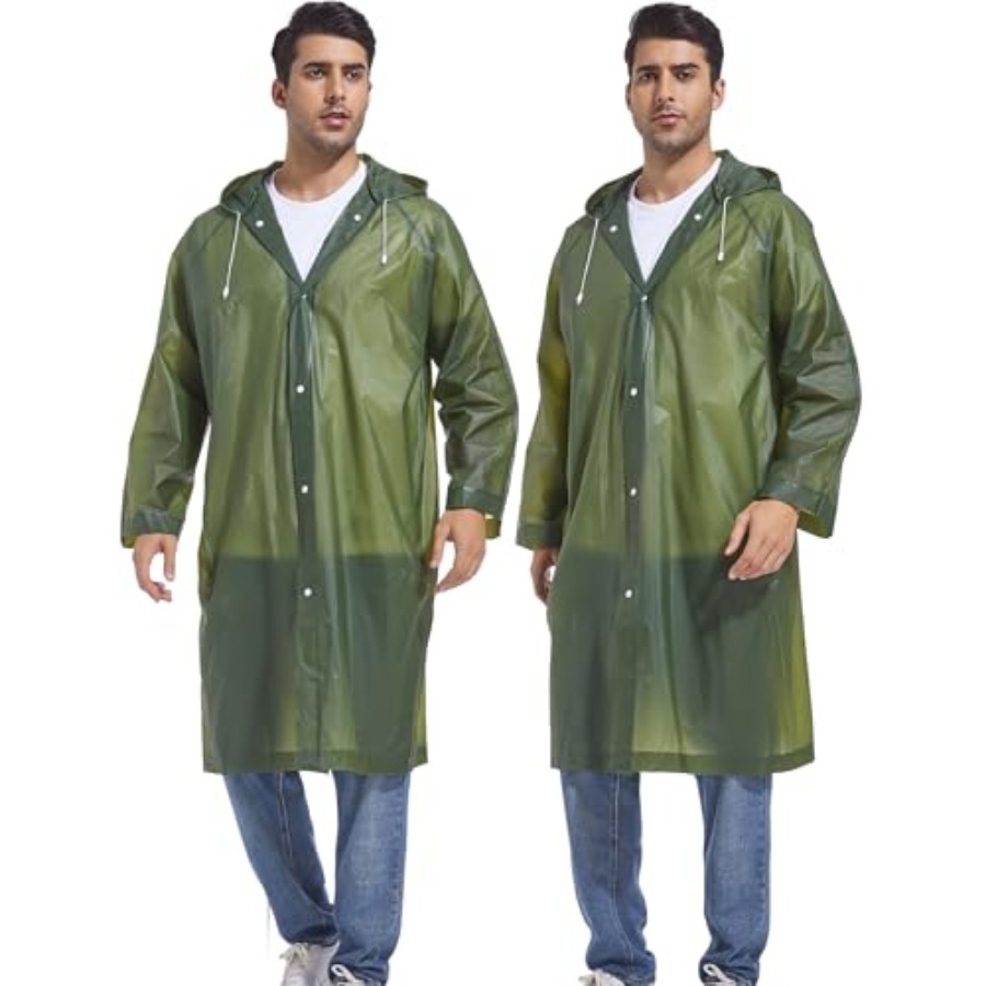2-Pack Reusable Rain Ponchos f - Emergency Poncho Rain 리뷰 및 가격