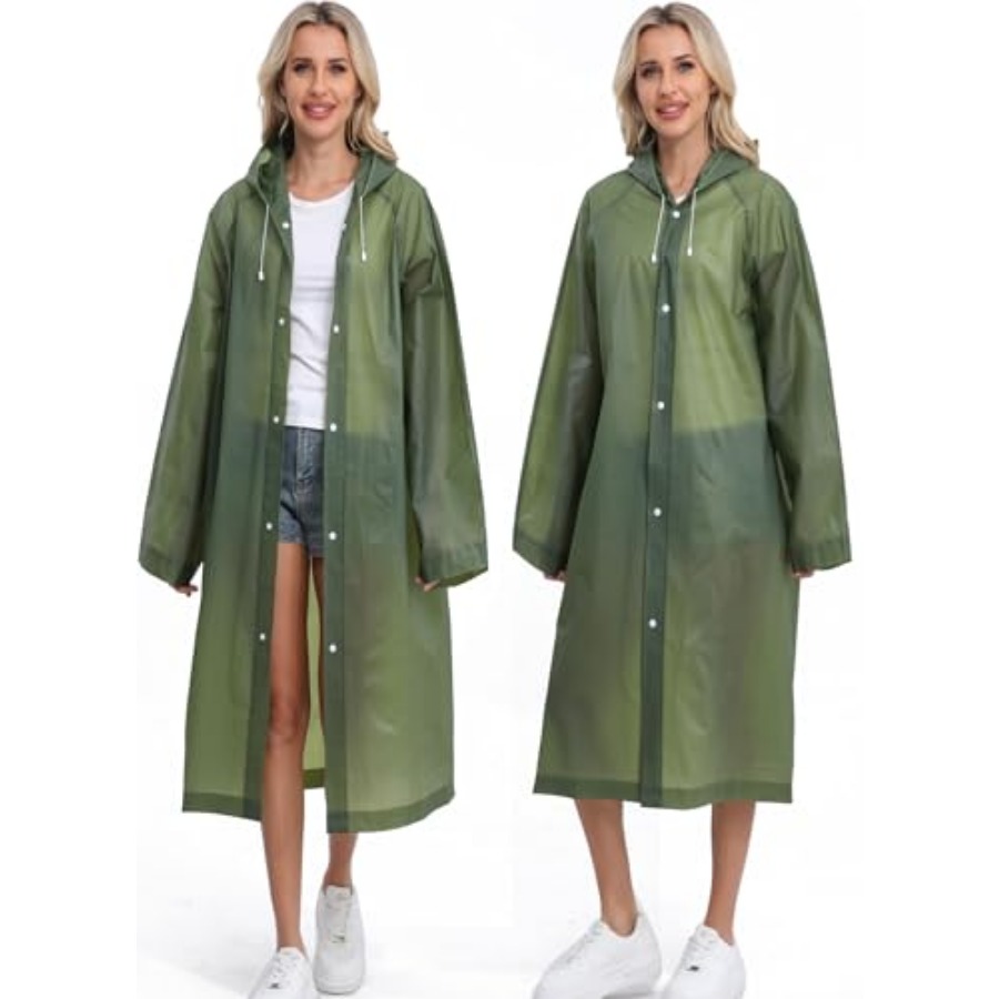 2-Pack Reusable Rain Ponchos f - Emergency Poncho Rain 리뷰 및 가격
